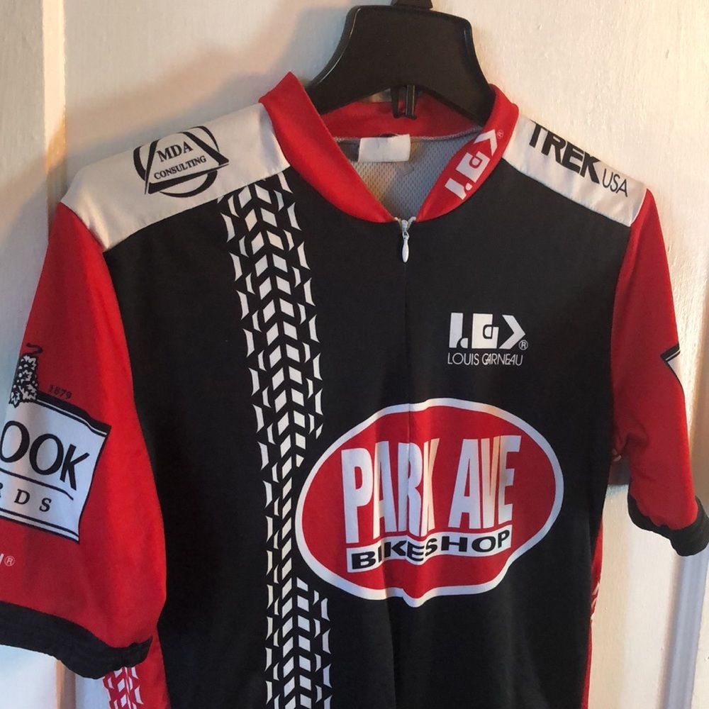 Vintage louis garneau cycling trek usa jersey Lg